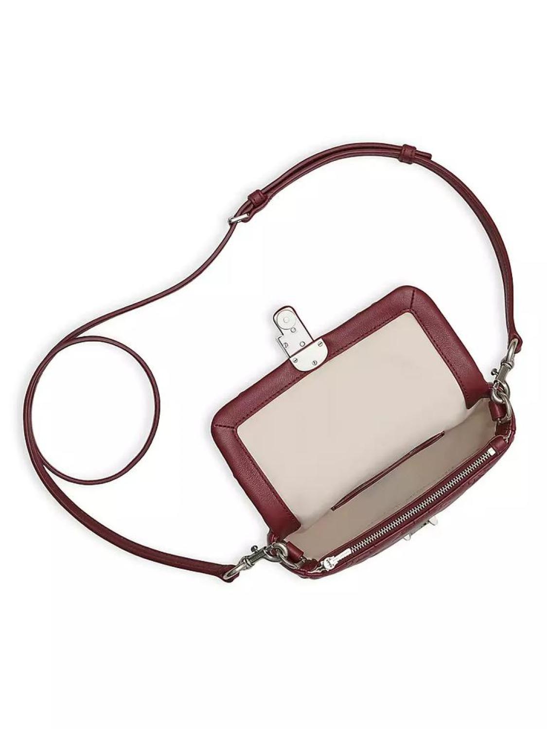The Mini Quilted Leather J Marc Shoulder Bag