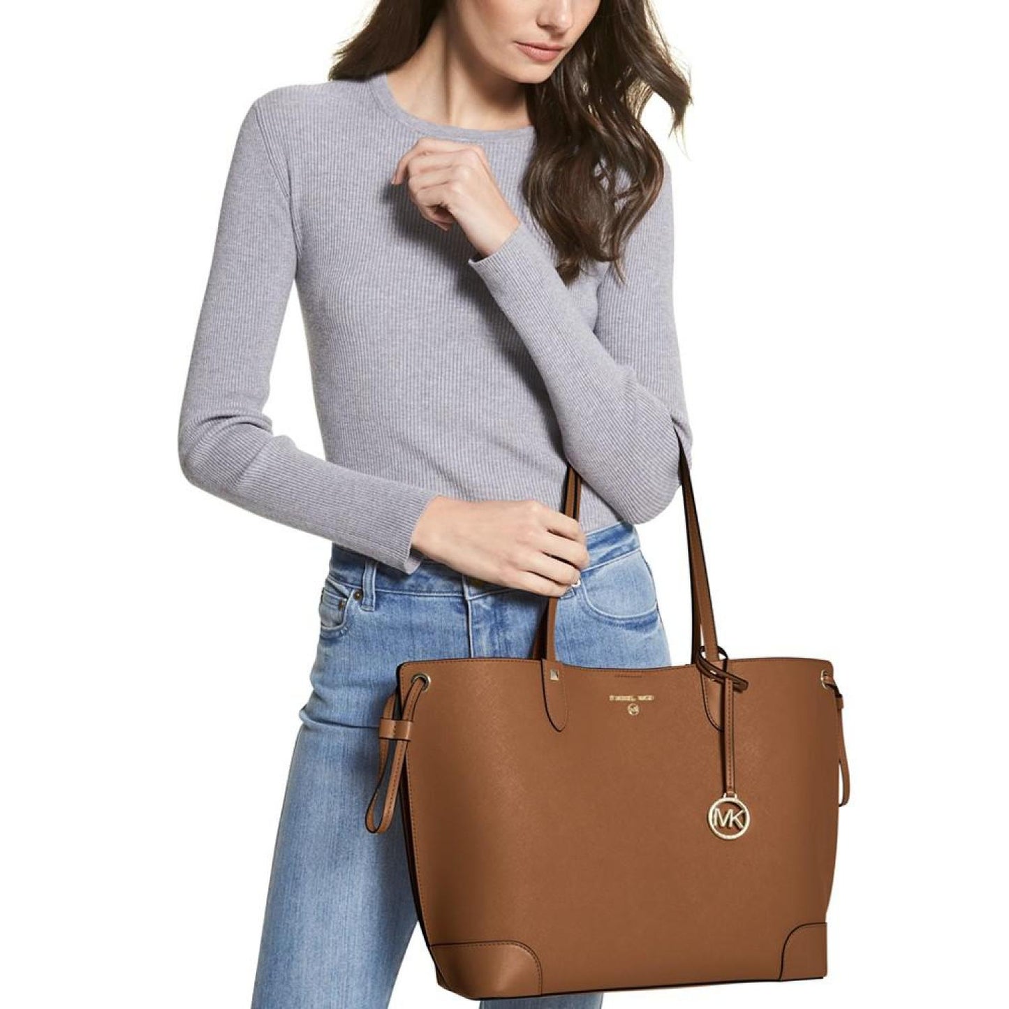 Leather Edith Extra Large Open Tote