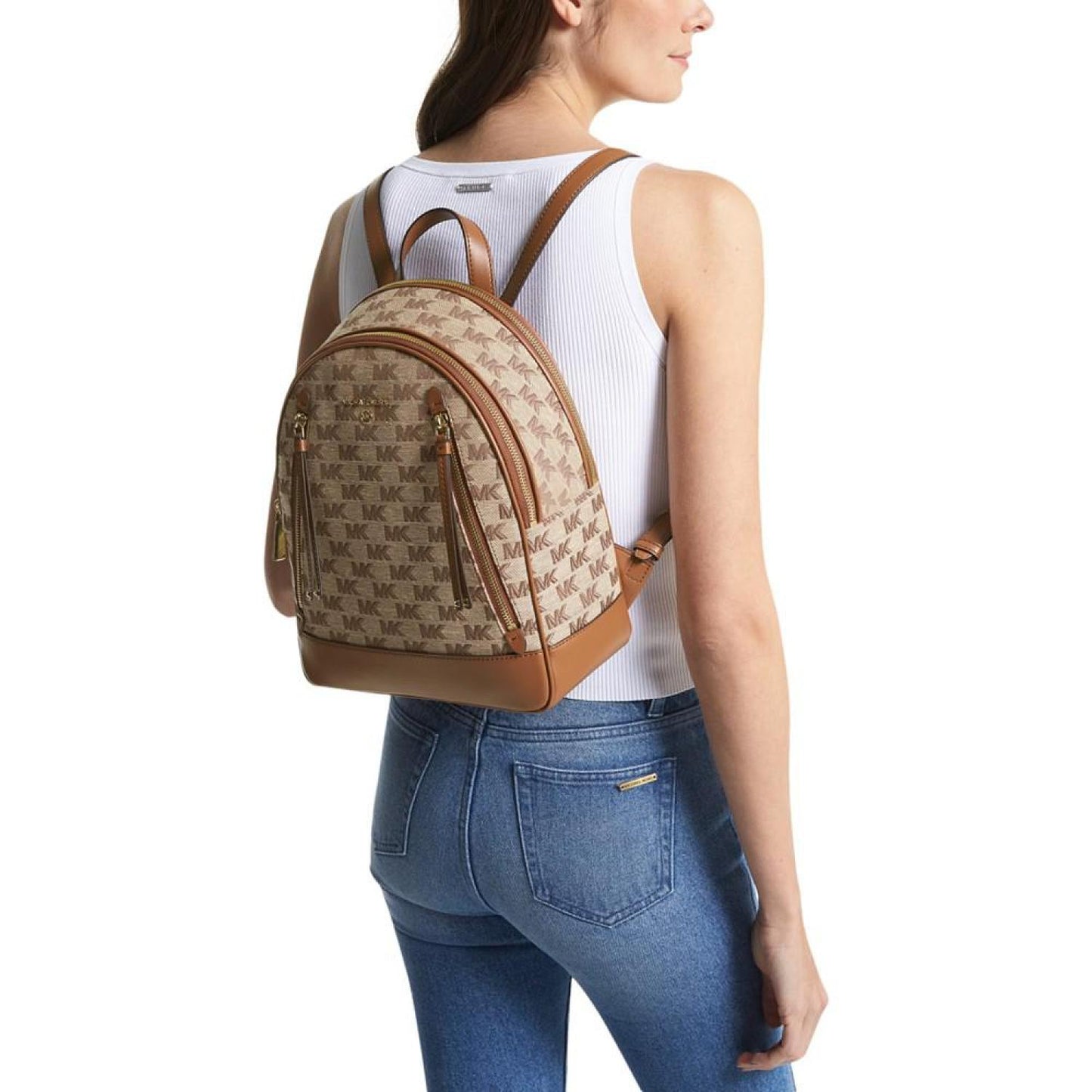 Logo Brooklyn Medium Backpack