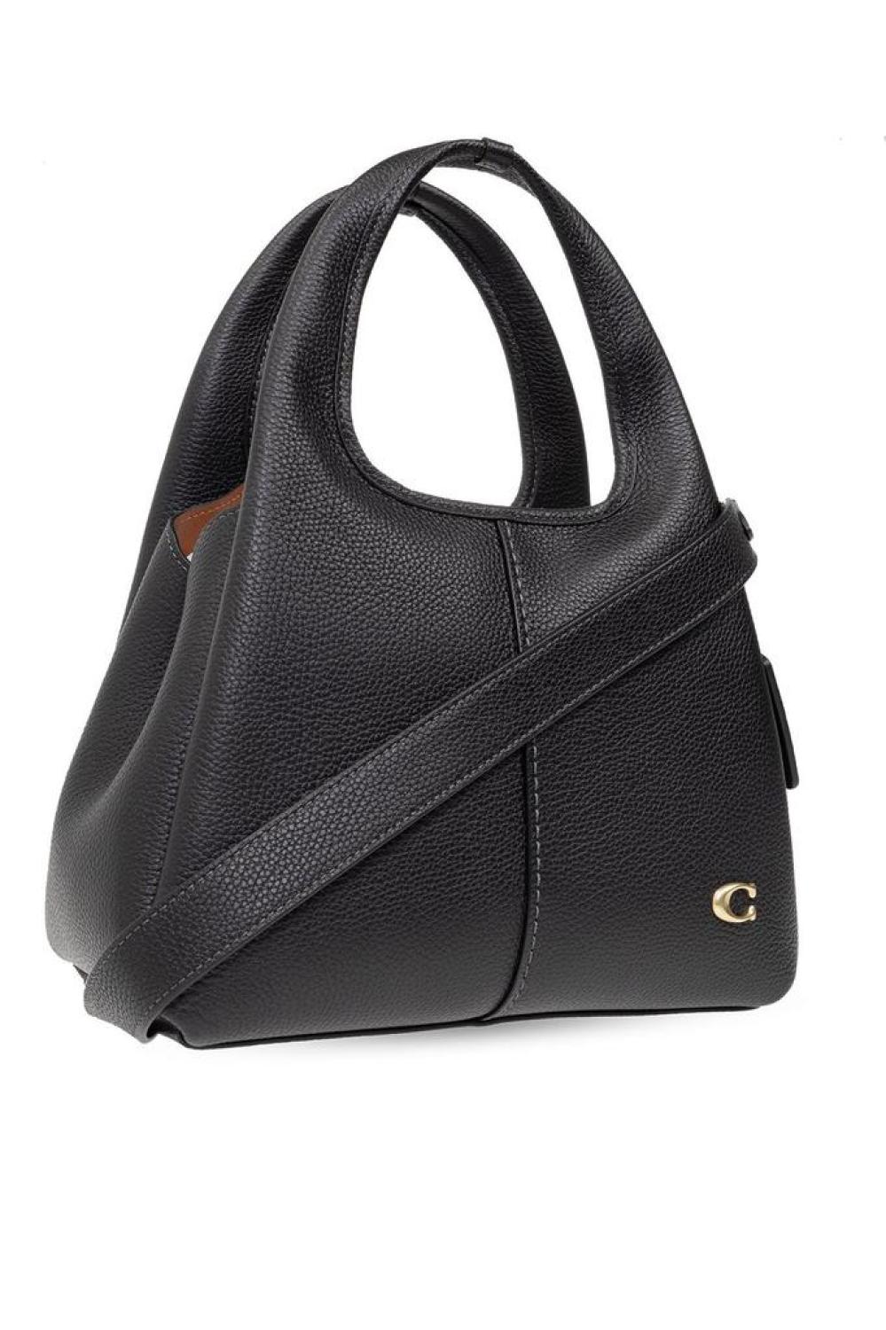 Coach Logo Plaque Top Handle Bag
