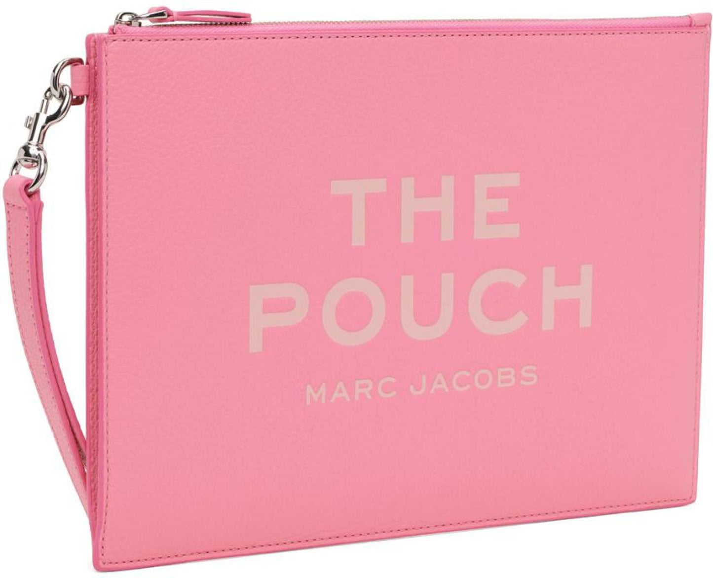 Pink 'The Leather Large' Pouch