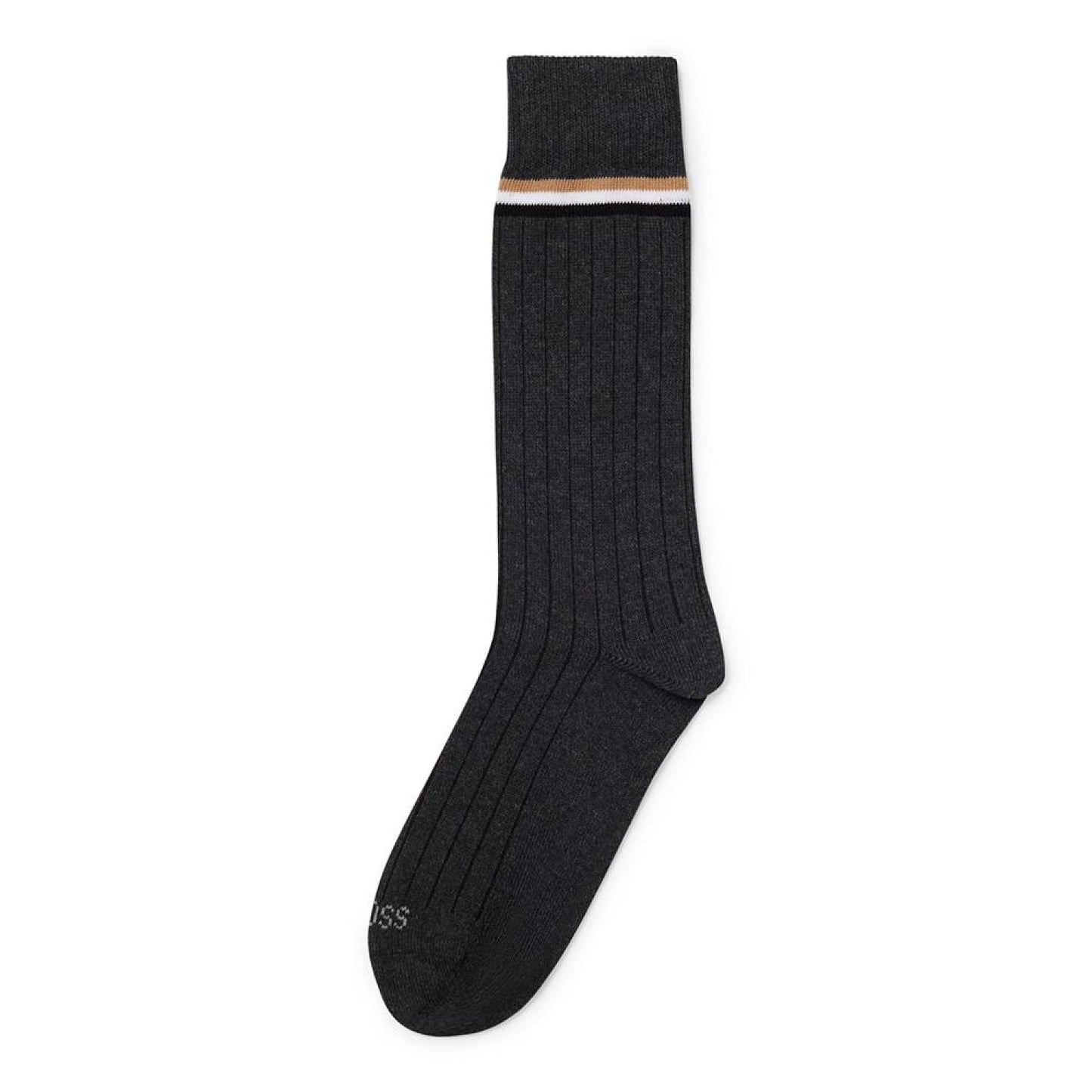 Men's Signature Stripe Ribbed Boot Socks