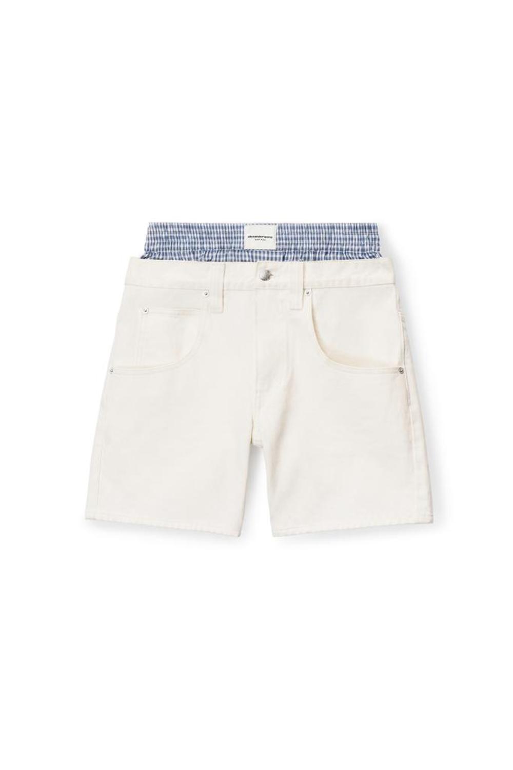 Layered Boxer Skater Jean In Denim