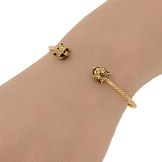 Gucci Le Marche Des Merveilles 18K Yellow Gold, Diamond Cuff Bracelet YBA526320001016