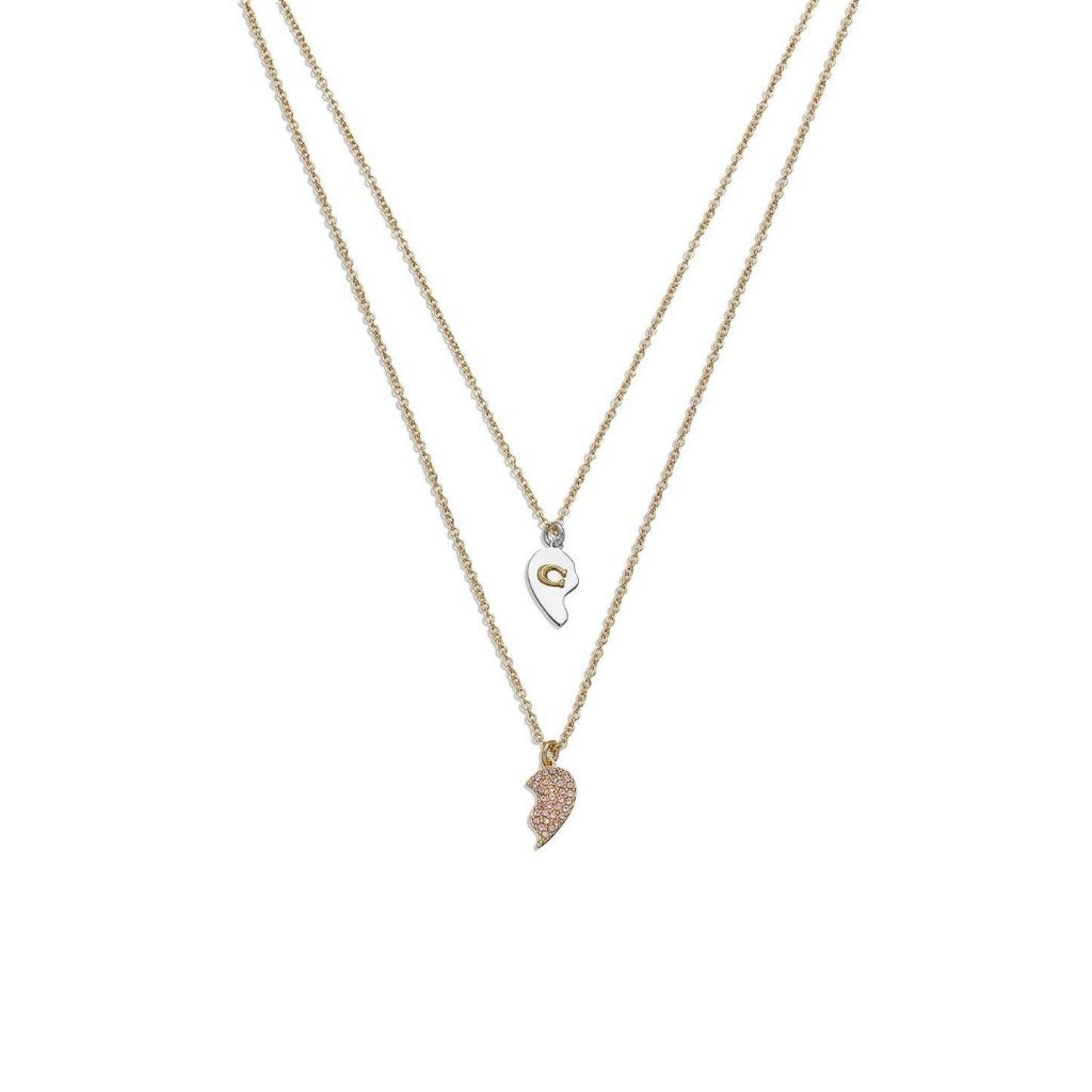 Signature Broken Heart Layered Necklace