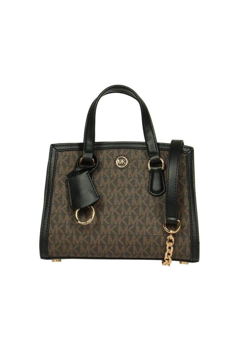 Michael Kors Logo Plaque Chain-Linked Tote Bag