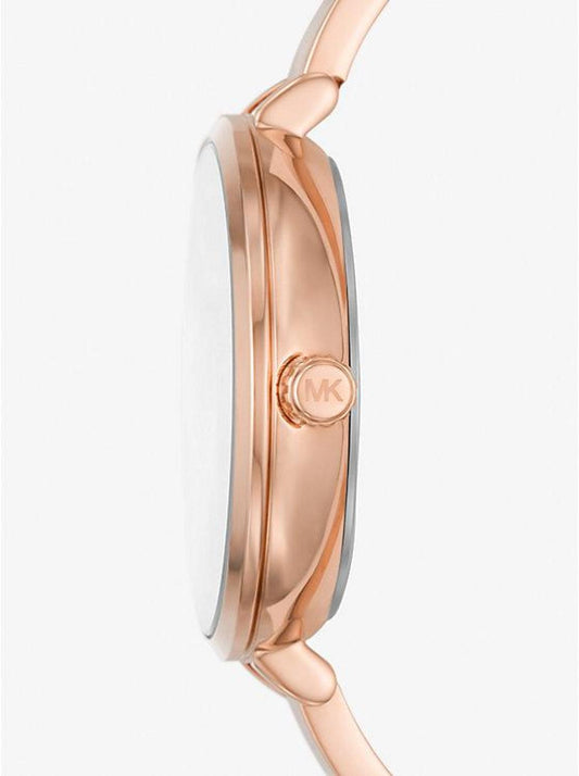 Naia Rose Gold-Tone Logo Watch