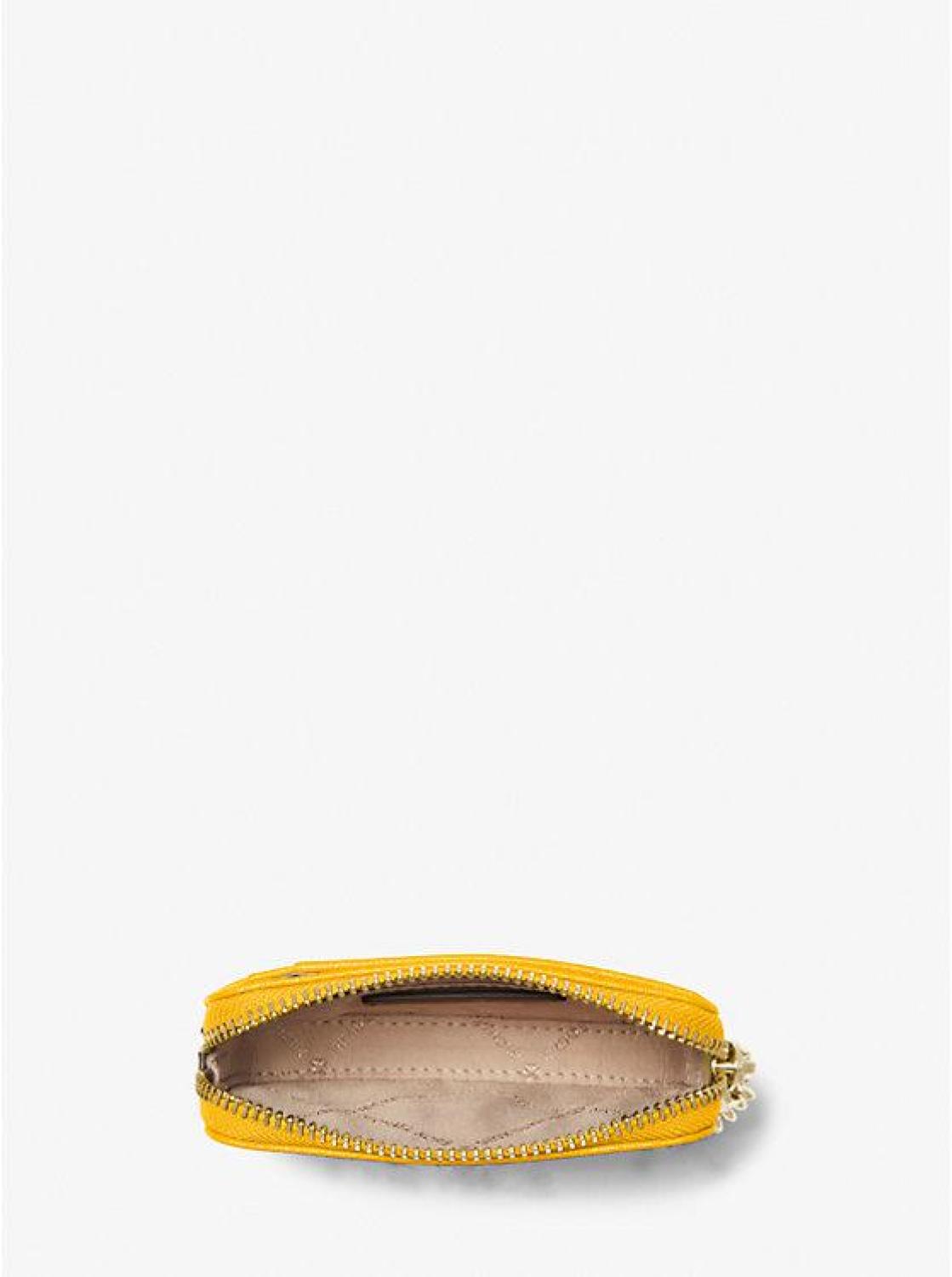 Medium Saffiano Leather Chain Card Case