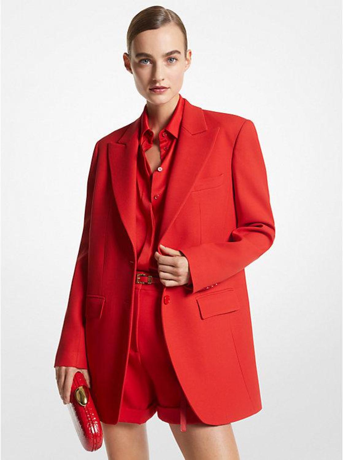 Double Crepe Sablé Boyfriend Blazer