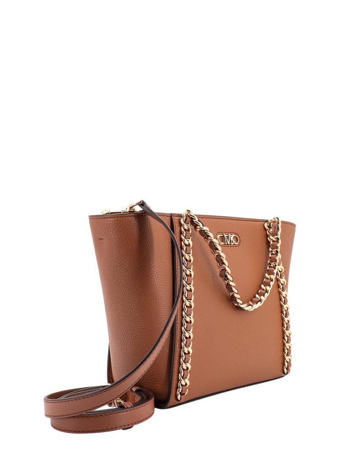 Michael Michael Kors Logo Plaque Chain-Link Tote Bag