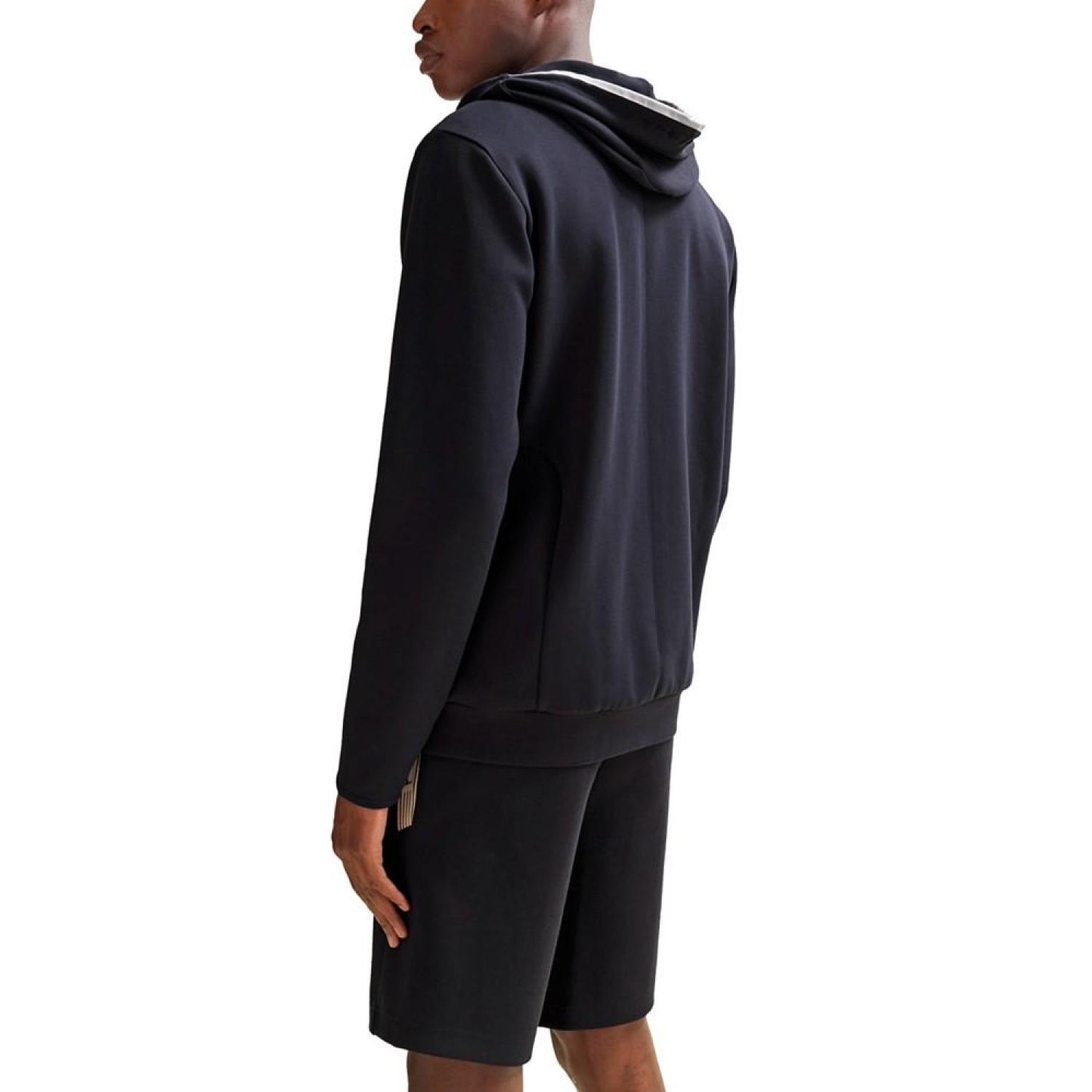 Men's HD Logo Print Zip-Up Hoodie