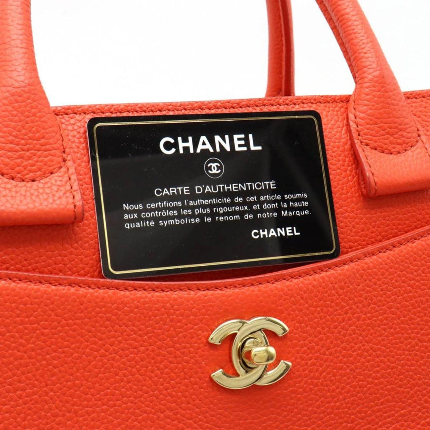 Chanel Executive Leather Tote Bag (Pre-Owned)