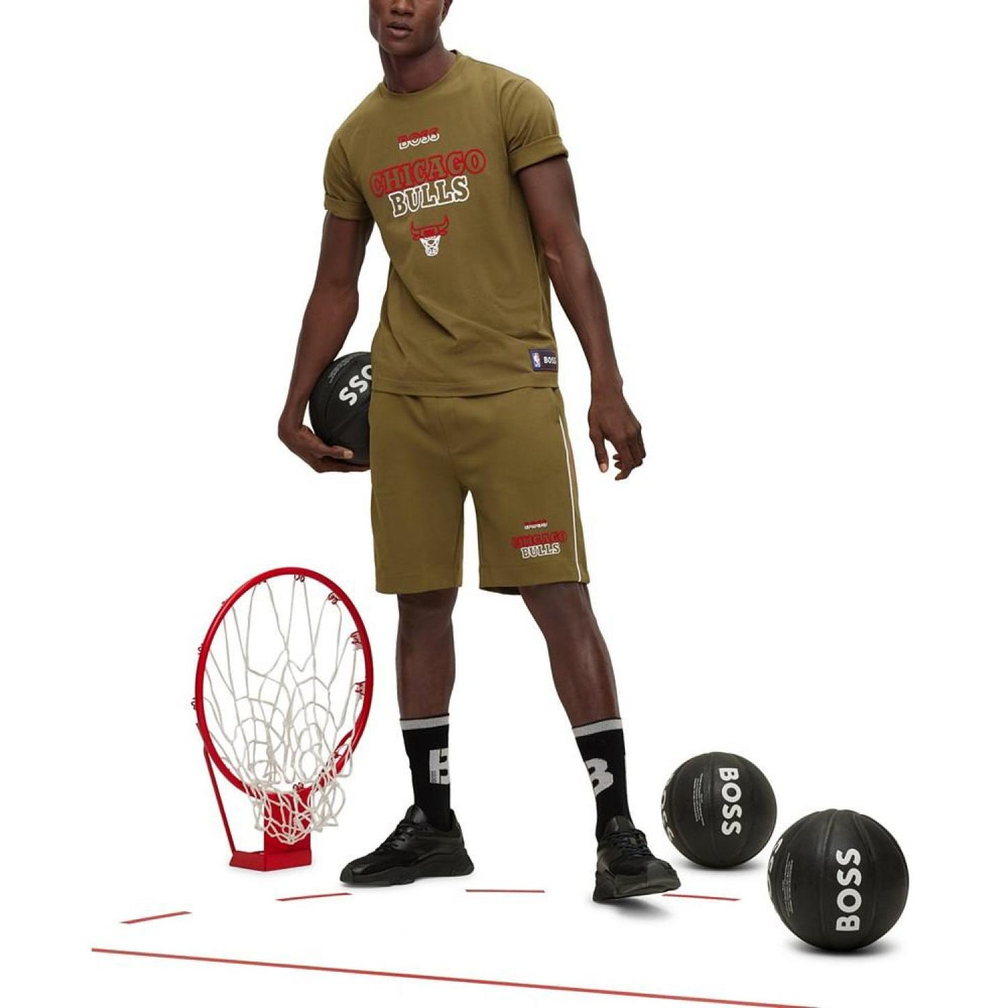 Men's Boss NBA Drawstring Shorts