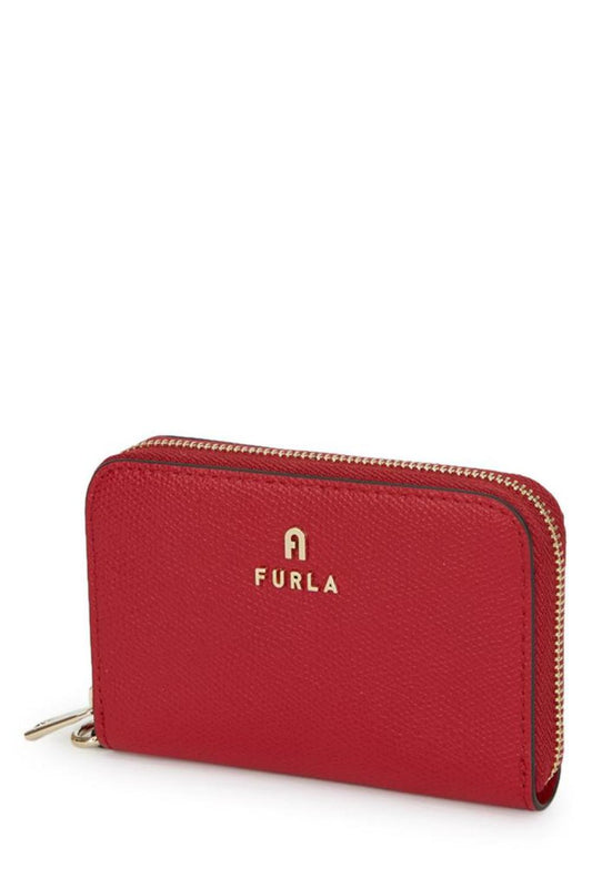 Furla Logo Plaque Zipped Wallet