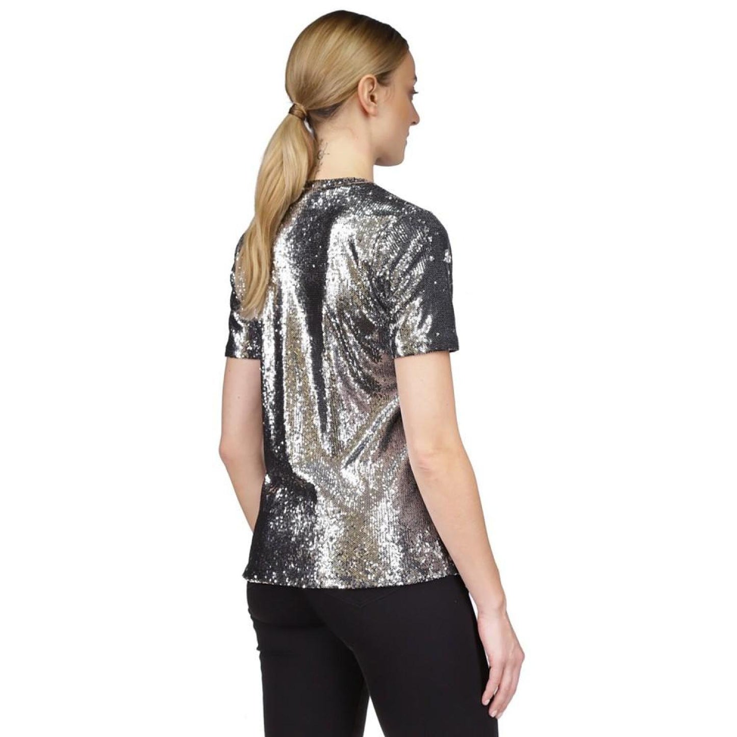 Women's Sequined Logo T-Shirt