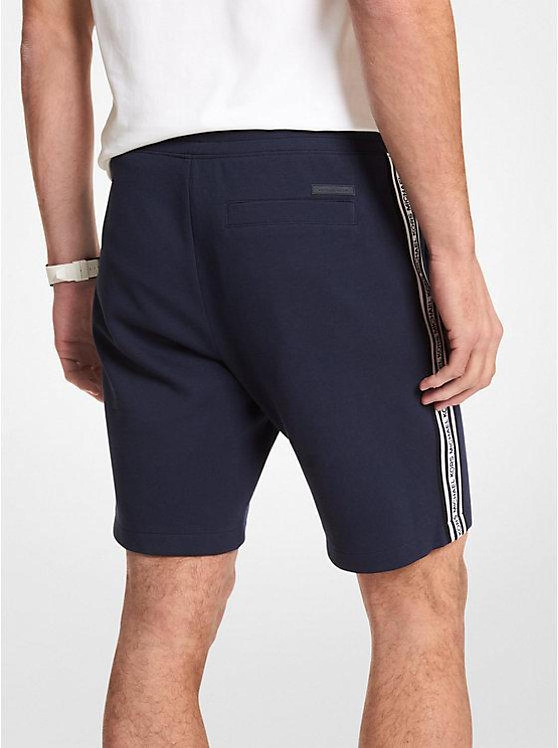 Logo Tape Cotton Blend Shorts