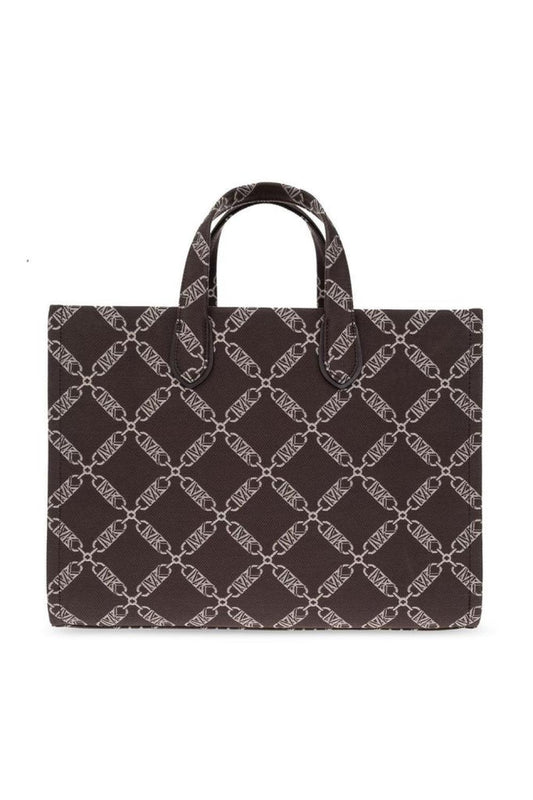 Michael Michael Kors Gigi Logo Jacquard Large Tote Bag