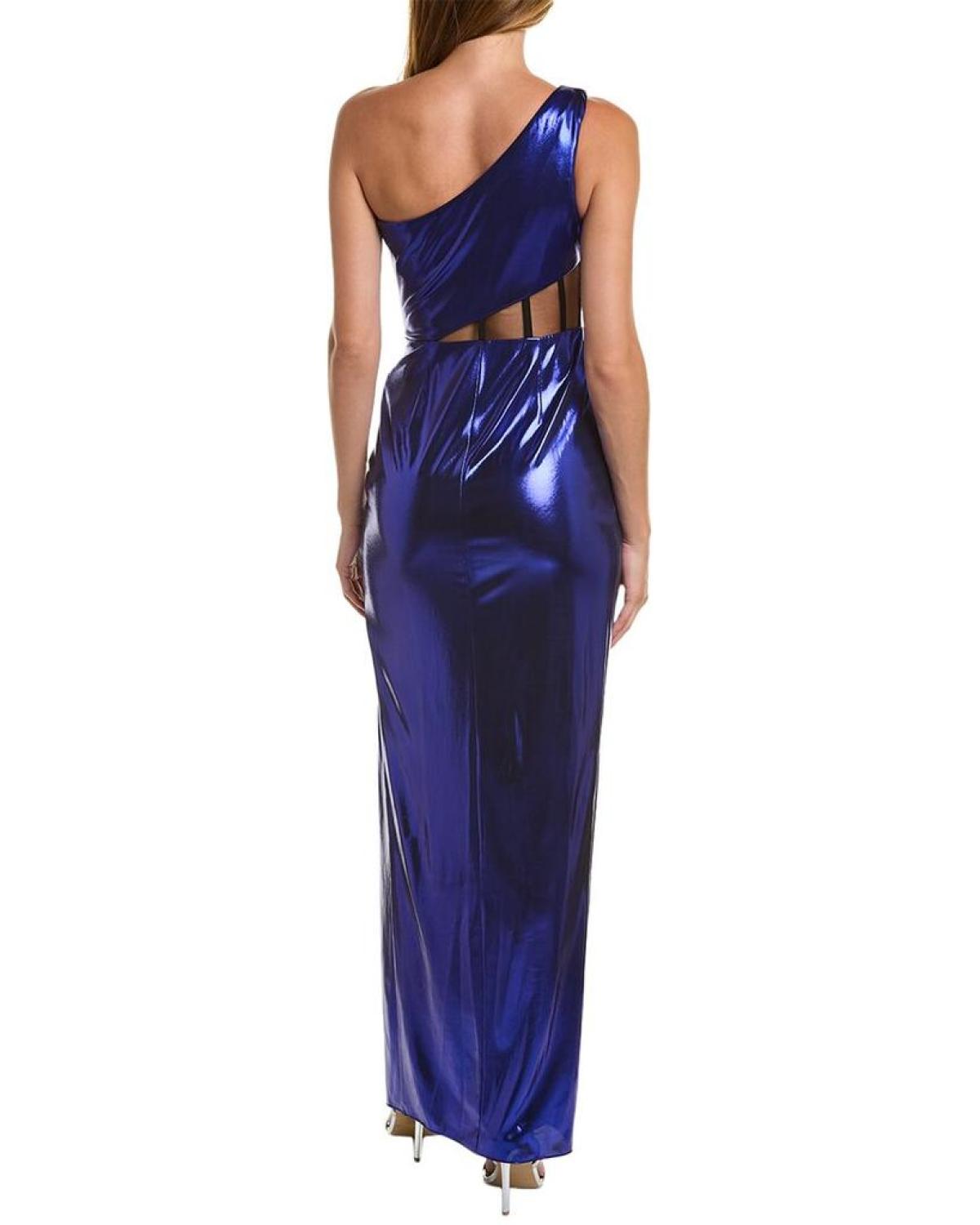 Marchesa Notte Foiled Gown