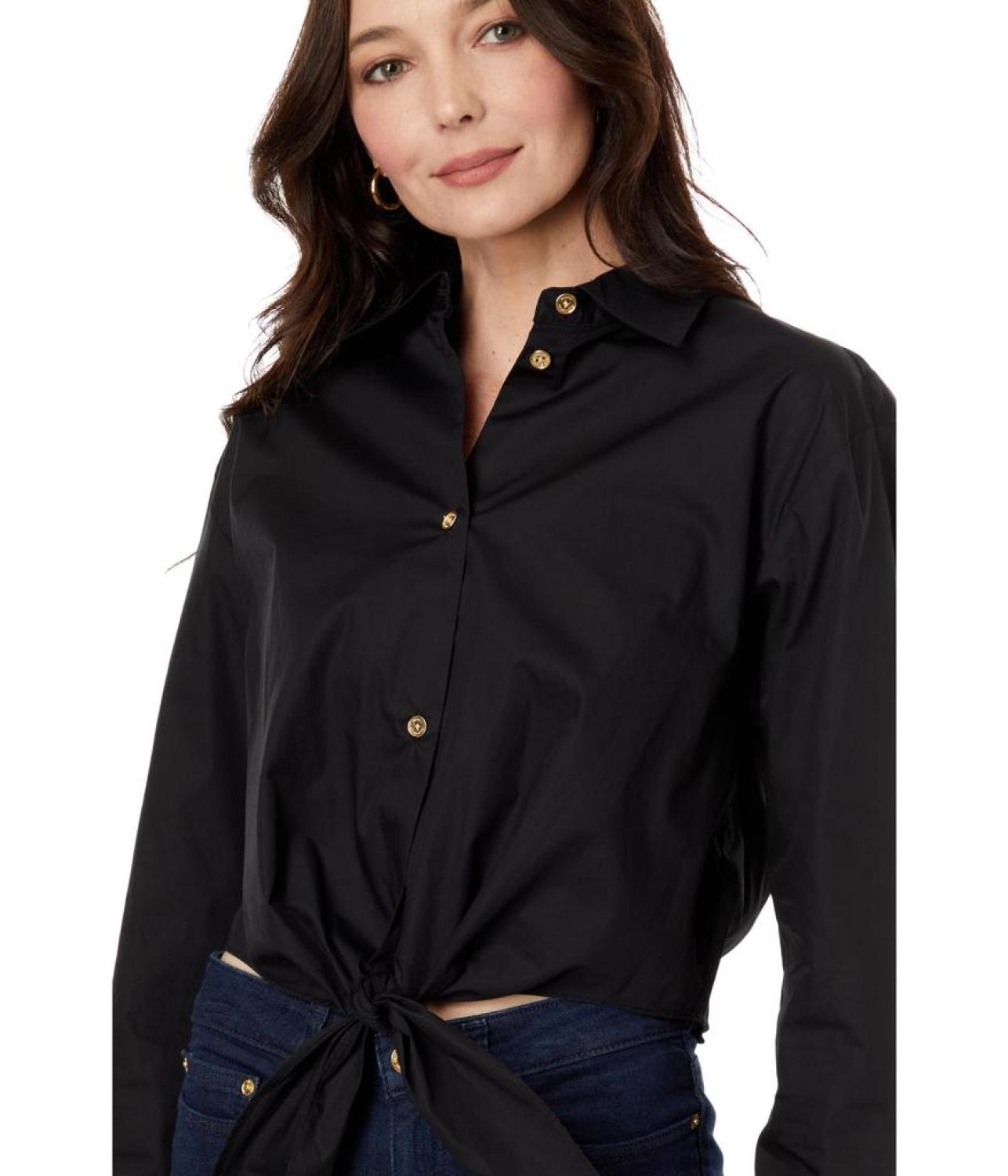 Poplin Tie Shirt