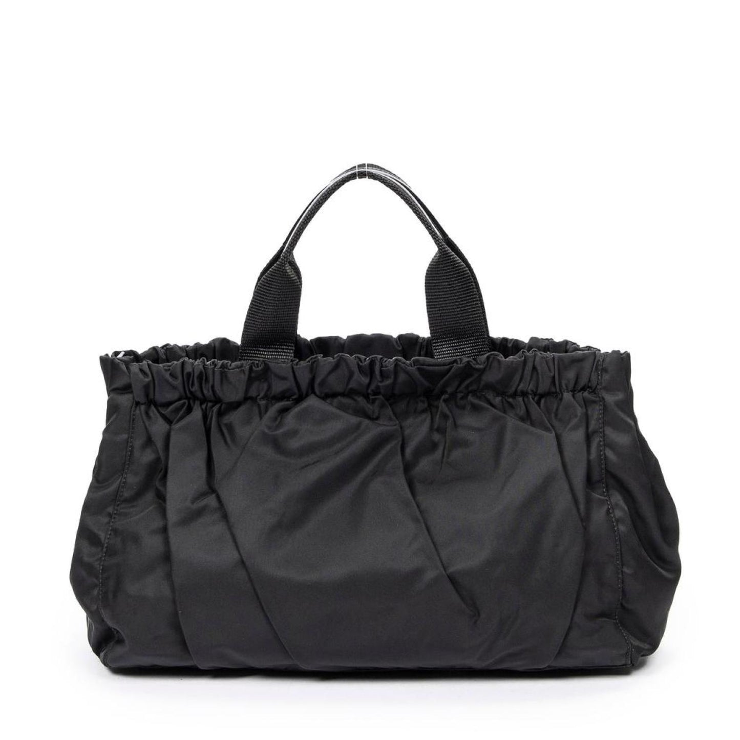Pleated Horizontal Zip Handbag