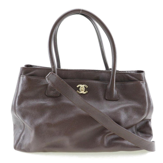 Chanel Executive  Leather Tote Bag (Pre-Owned)