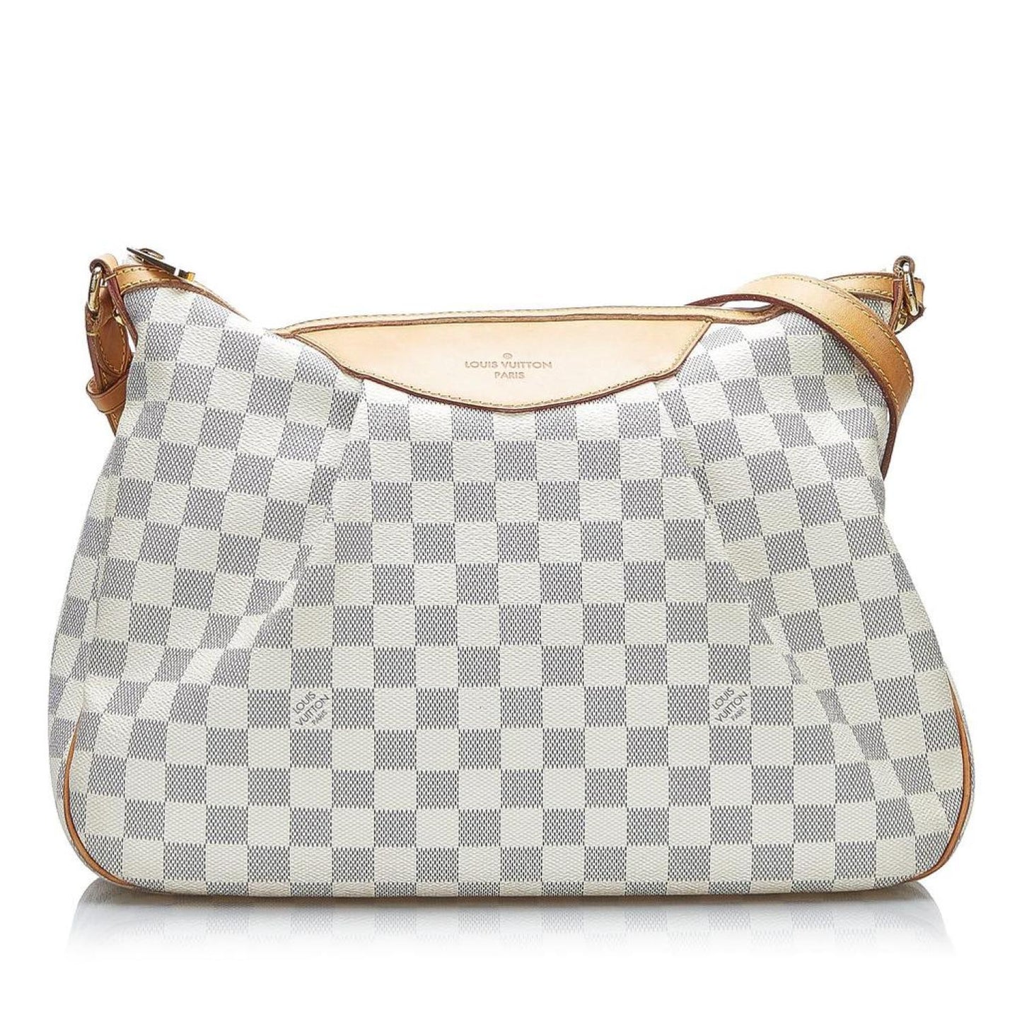 Louis Vuitton Damier Azur Siracusa PM Canvas Crossbody Bag (Pre-Owned)