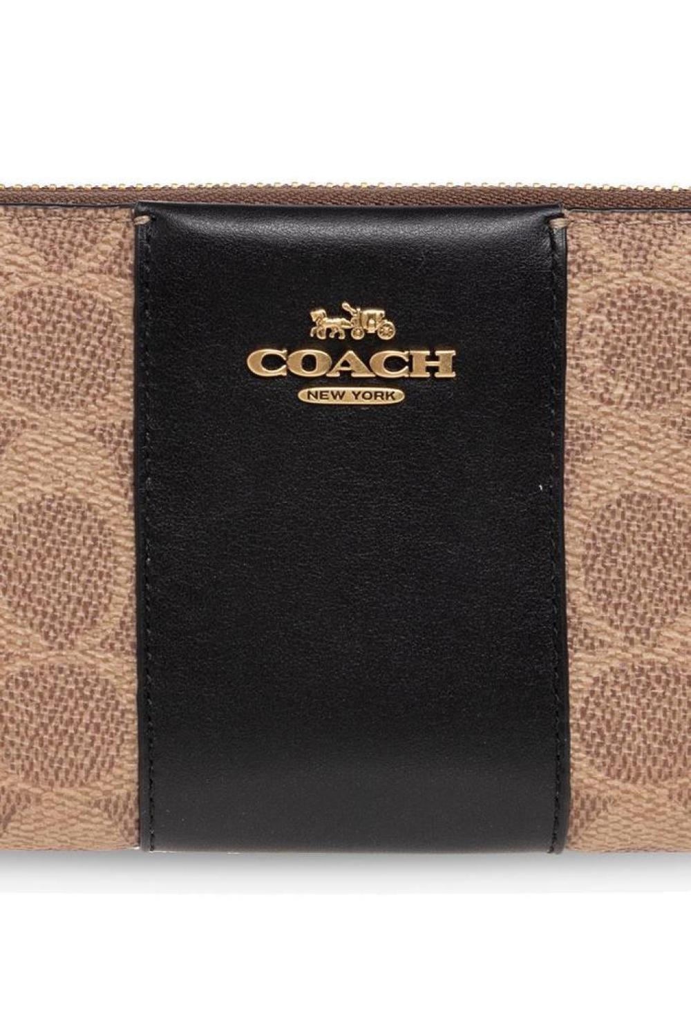 Coach Monogrammed Zip-Around Wallet