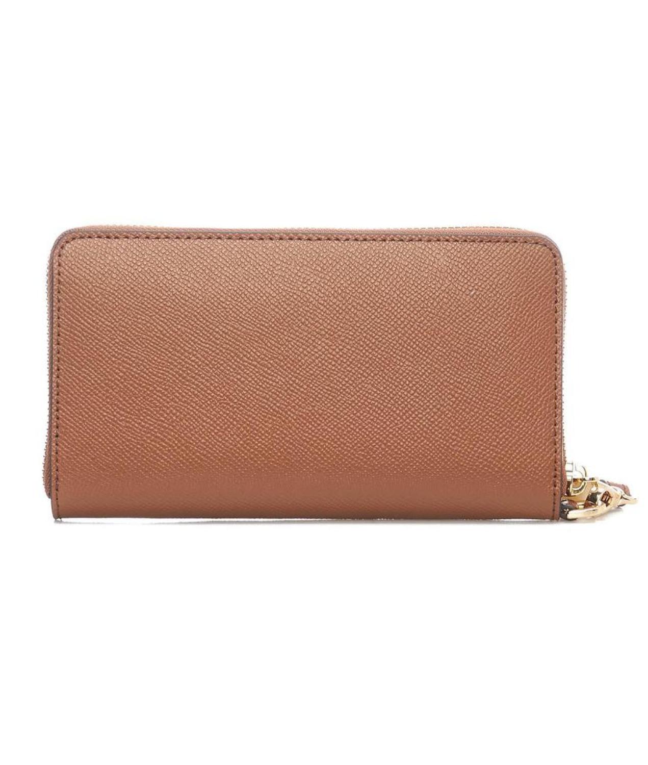 Michael Michael Kors Logo Plaque Zipped Large Smartphone Wallet