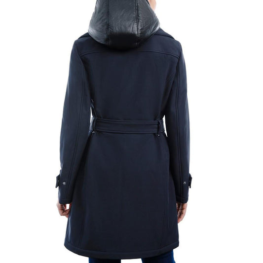 Women's Belted Hooded Raincoat