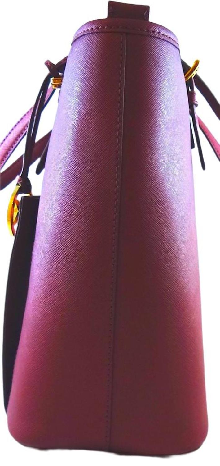 Michael Kors Jet Set Item Top Zip Snap Pocket Tote
