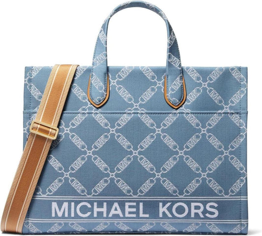 Michael Kors Gigi Large Grab Tote, Denim Multi