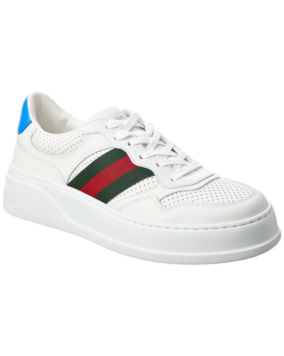 Gucci Web Leather Sneaker