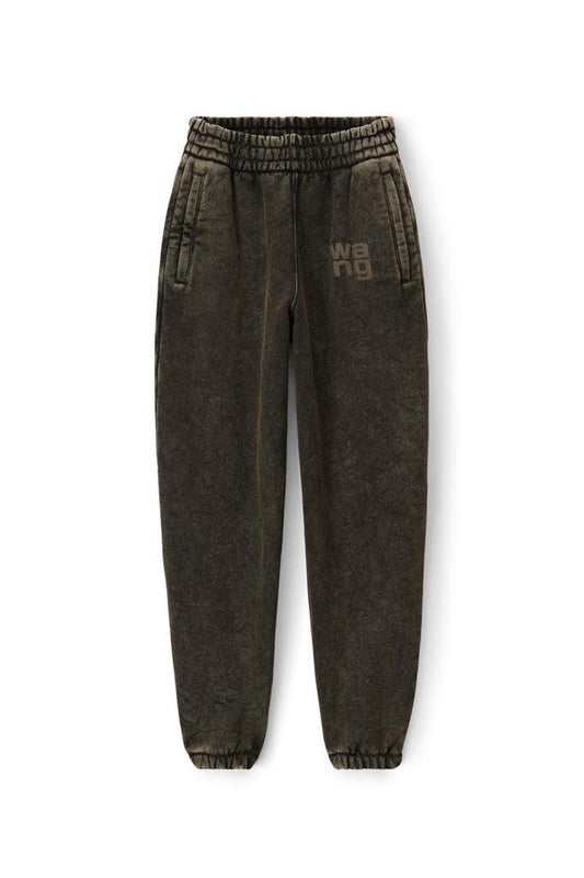 Puff Logo Sweatpant In Glitter Terry