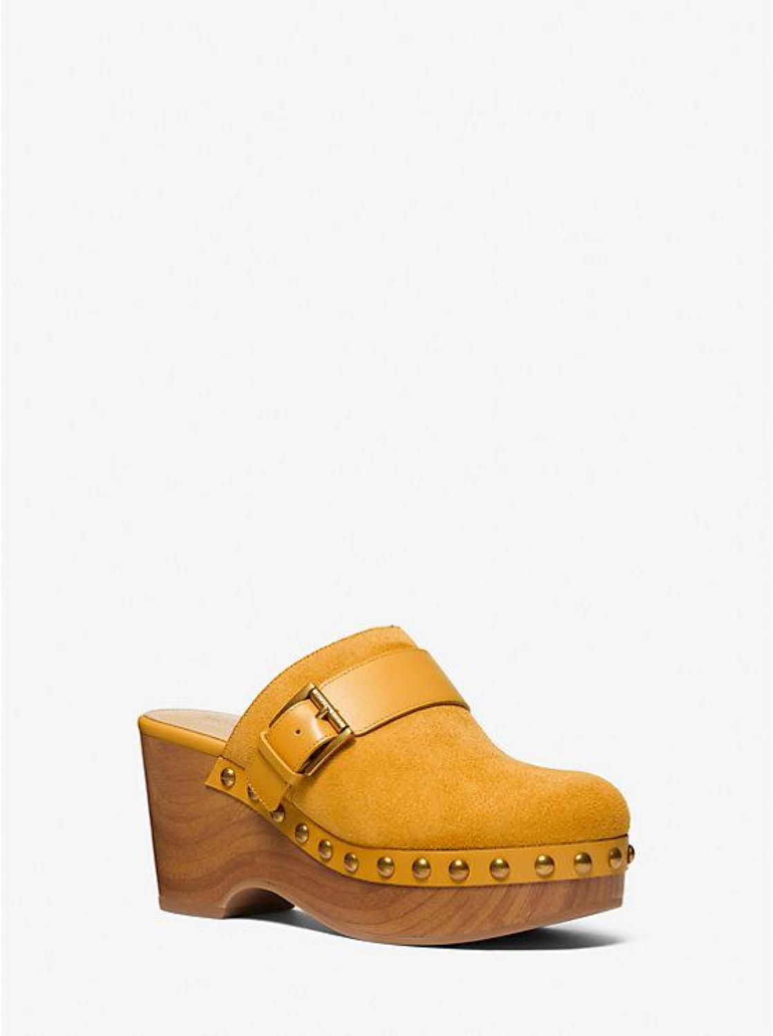 Rye Studded Suede Platform Clog