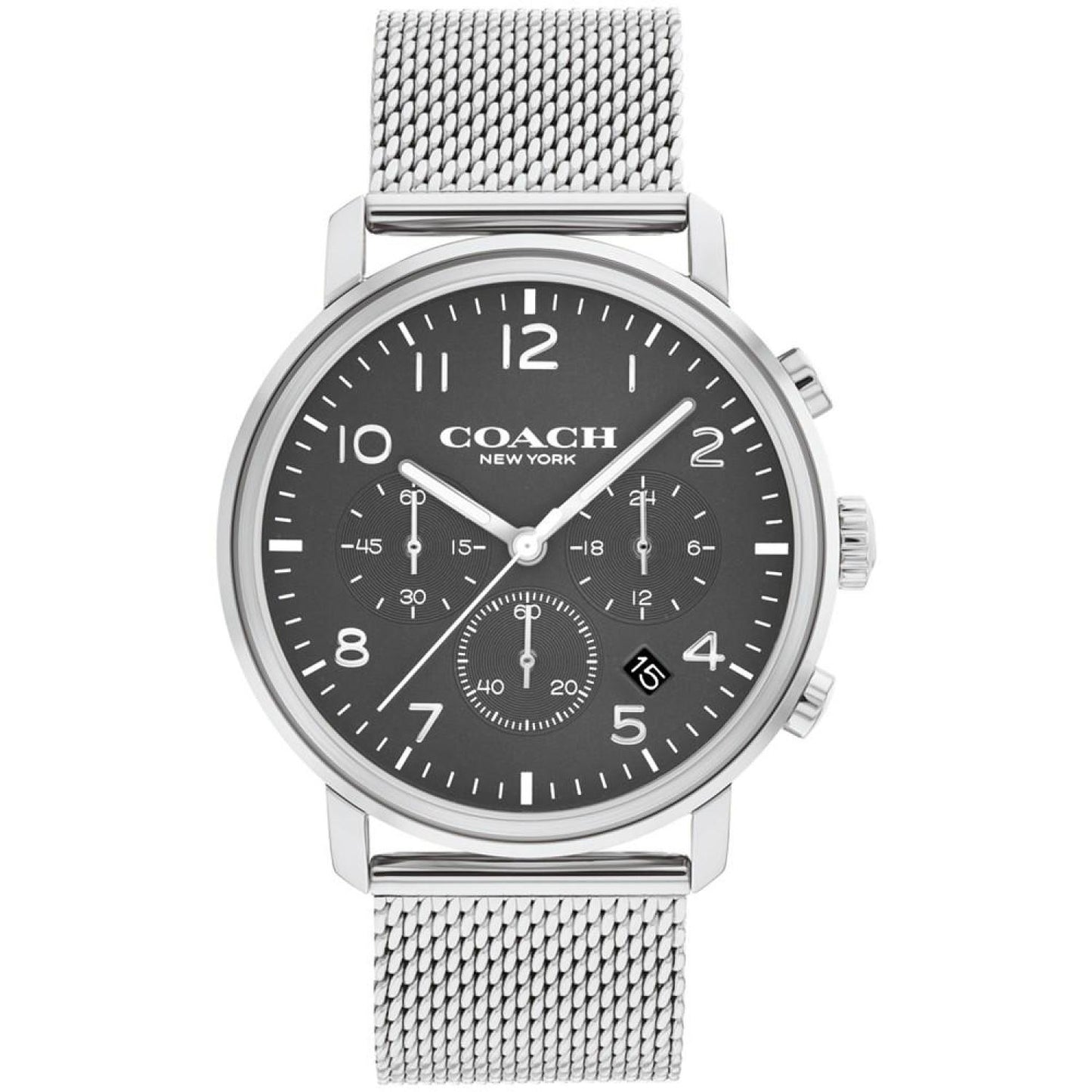 Men's Harrison Stainless Steel Mesh Bracelet Watch