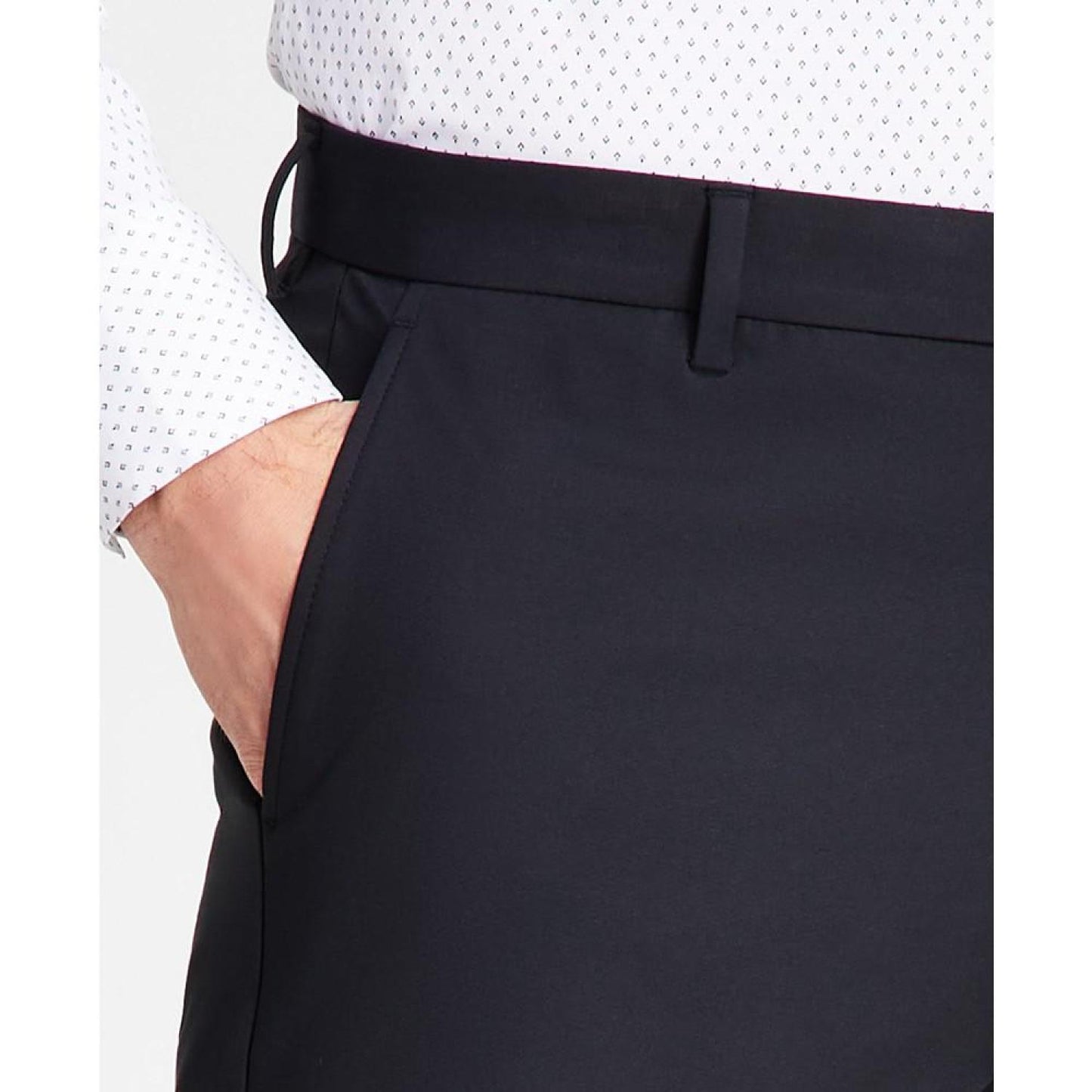 Men's Classic Fit Flat Front Pants