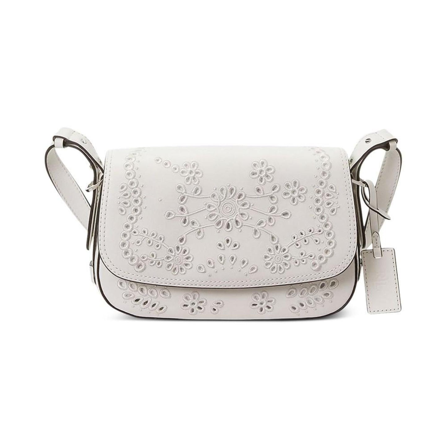 Maddy Eyelet Leather Small Shoulder Bag
