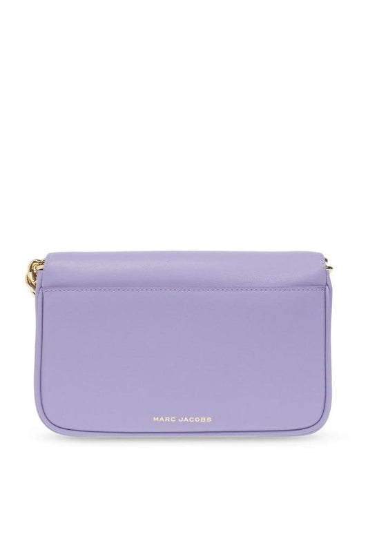 Marc Jacobs Logo Plaque Foldover Shoulder Bag