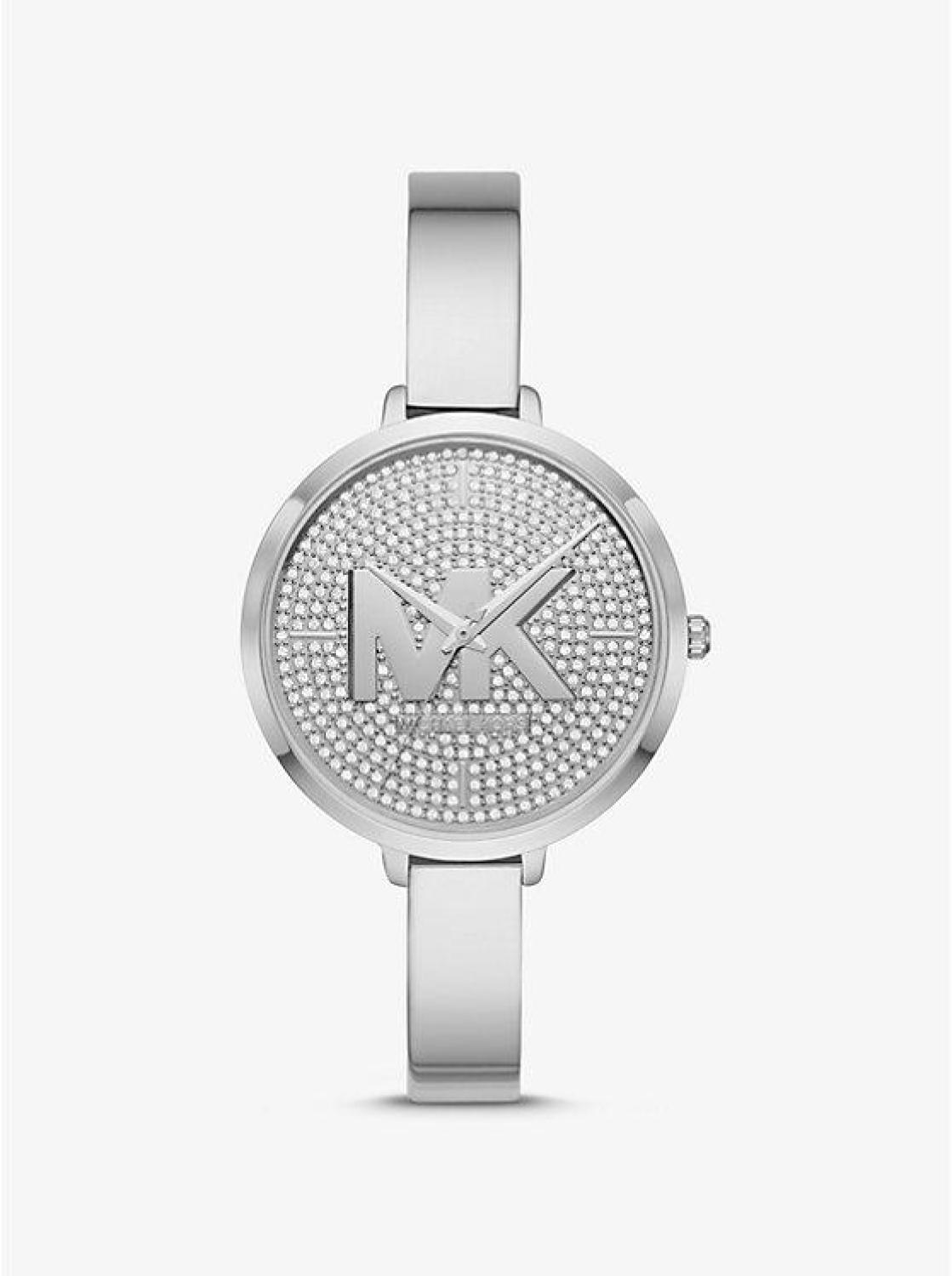 Charley Pavé Silver-Tone Watch