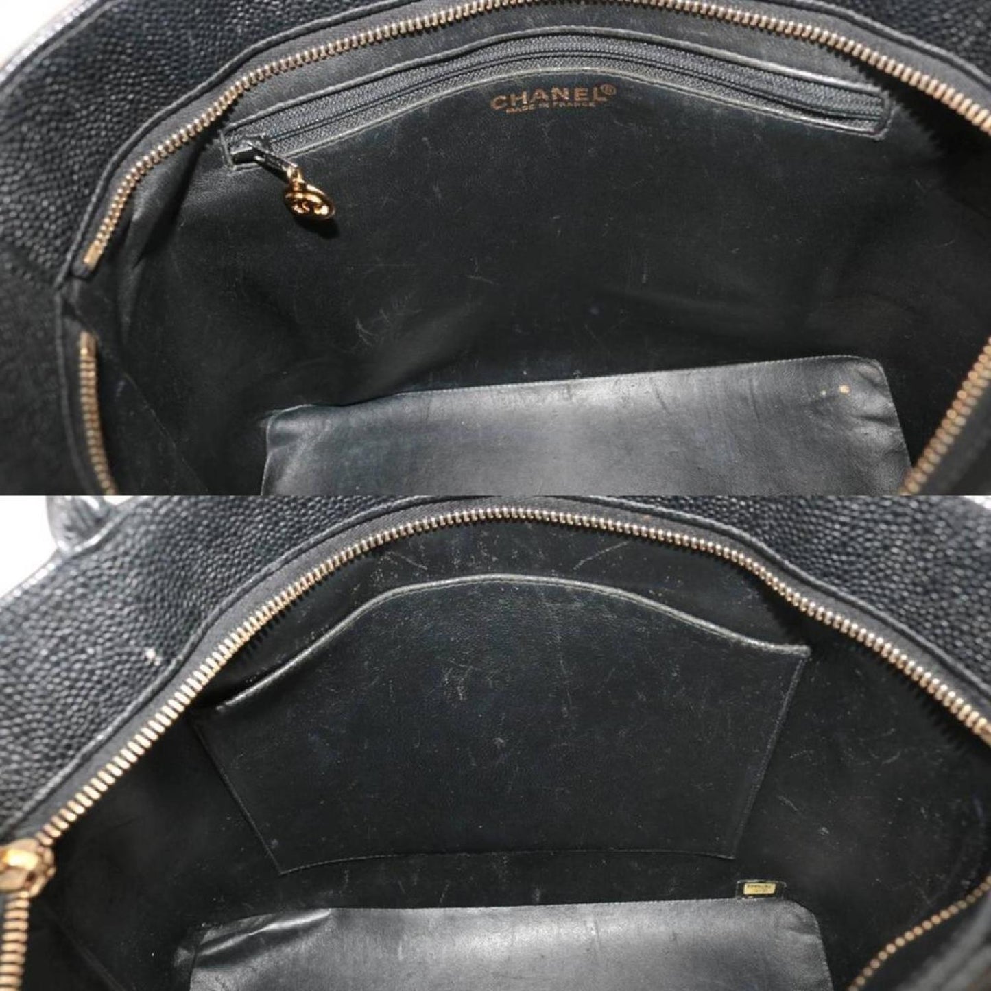 Chanel Medaillon Leather Tote Bag (Pre-Owned)