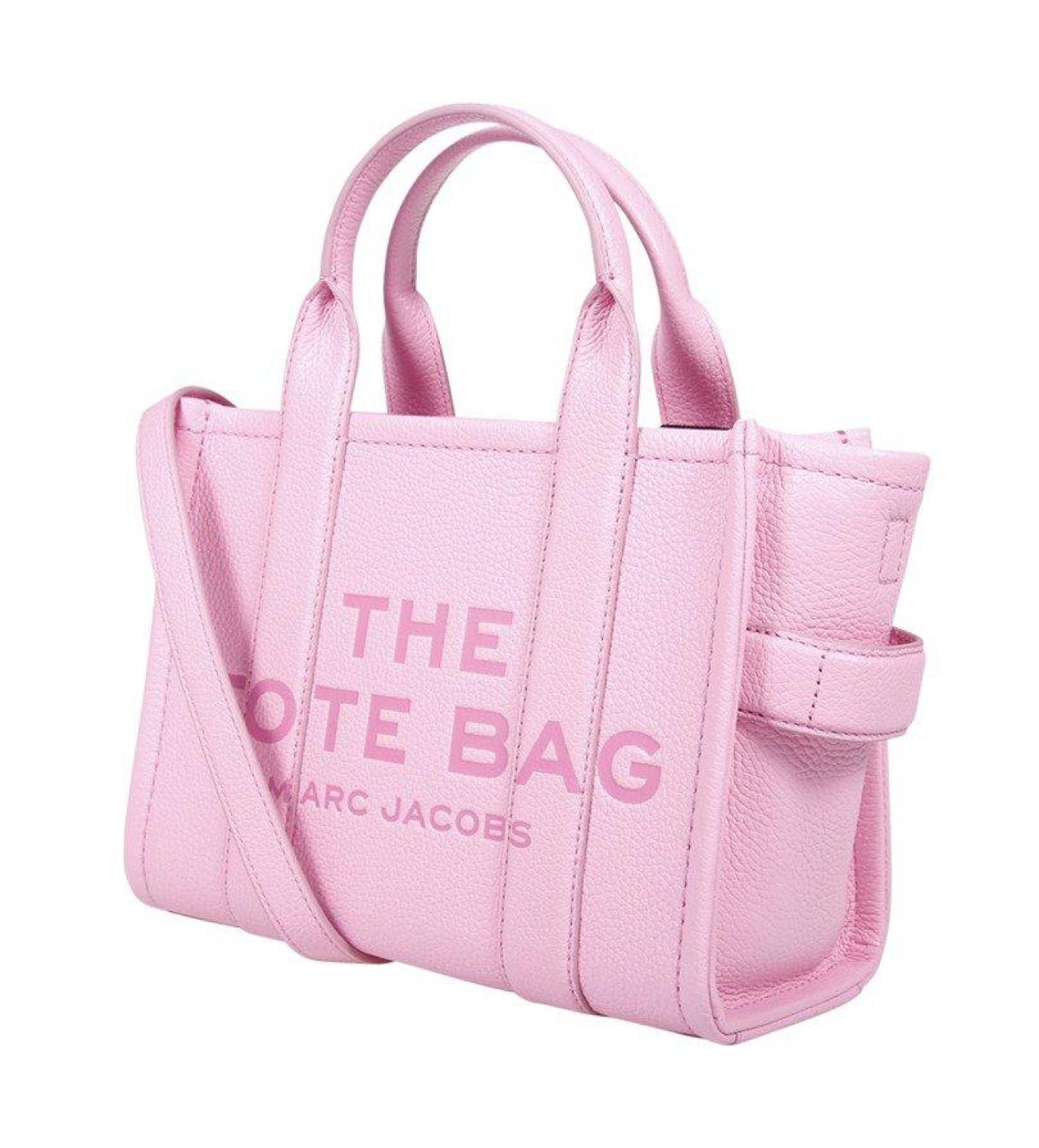 Marc Jacobs Logo Debossed Zip-Up Small Tote Bag