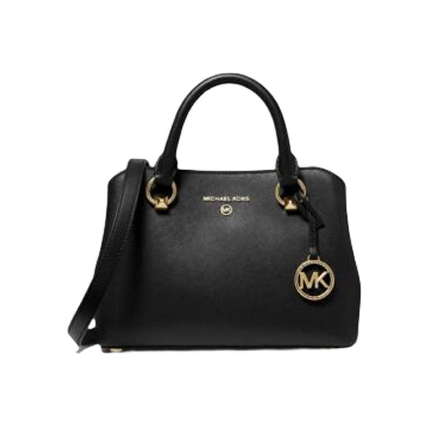 Michael Kors Edith Saffiano Leather Satchel Messenger Crossbody Bag