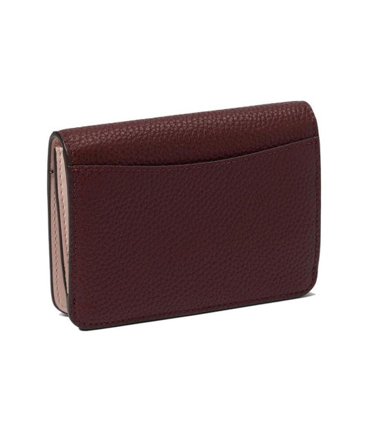 Ava Pebbled Leather Bifold Card Case