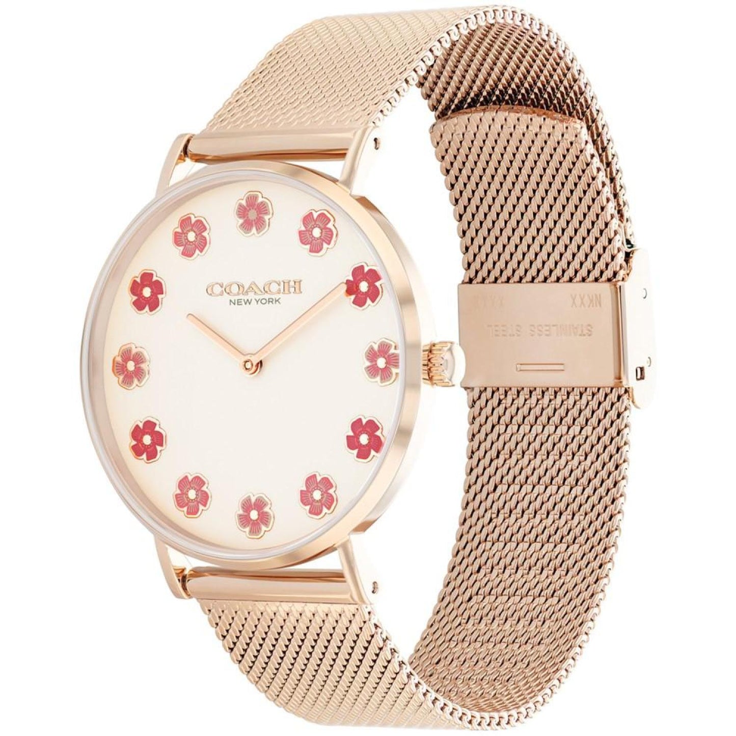 Women's Perry Quartz Rose Gold-Tone Stainless Steel Mesh Bracelet Watch 36mm
