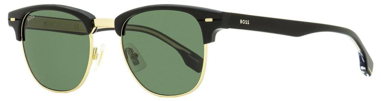 Hugo Boss Men's Browline Sunglasses B1381S 2M2QT Gold/Black 50mm