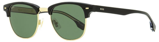 Hugo Boss Men's Browline Sunglasses B1381S 2M2QT Gold/Black 50mm