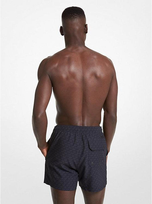Logo Print Swim Trunks