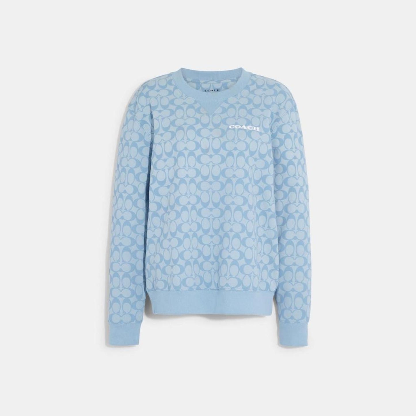 Coach Outlet Signature Chambray Crewneck Sweatshirt