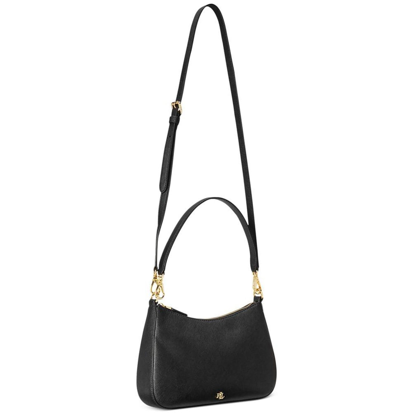 Crosshatch Leather Medium Danni Shoulder Bag
