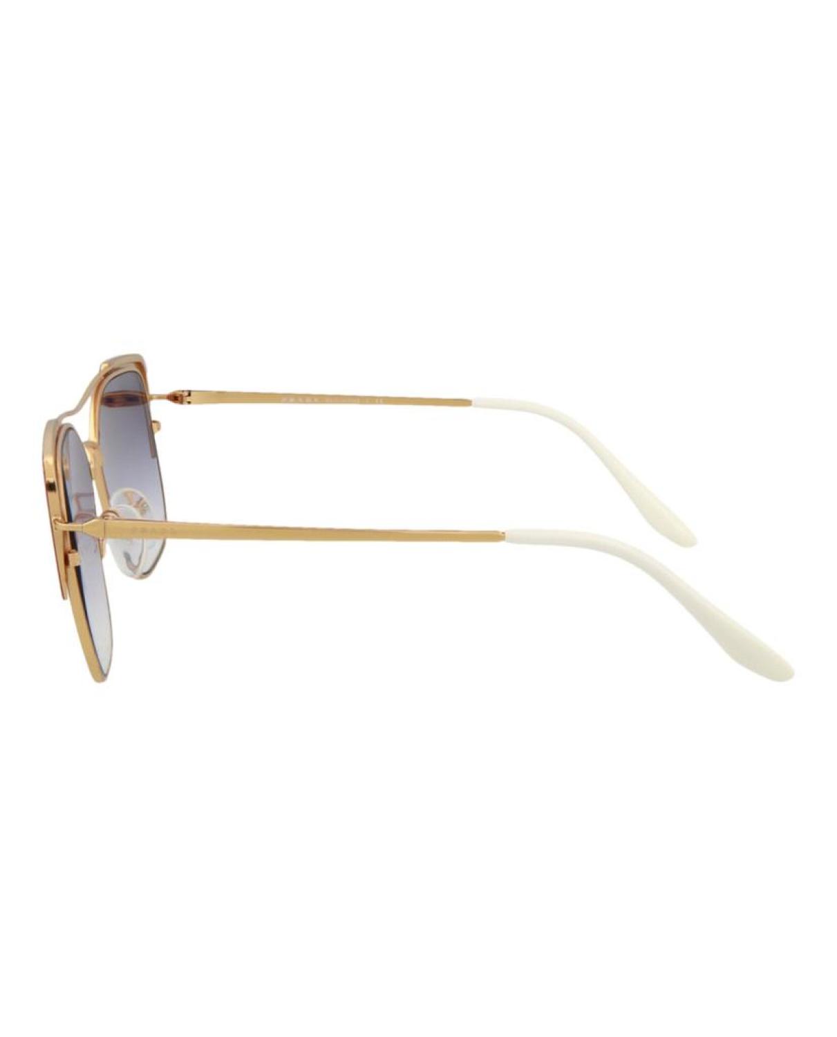 Rectangle-Frame Metal Sunglasses